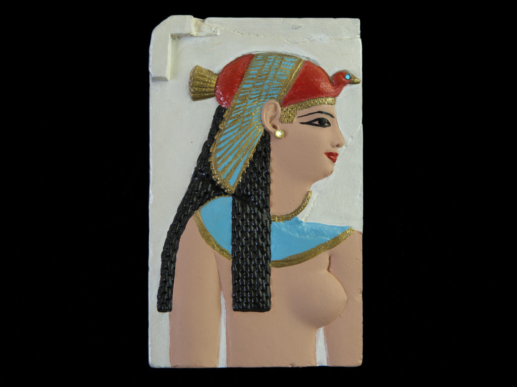 Cleopatra with Bird on Head