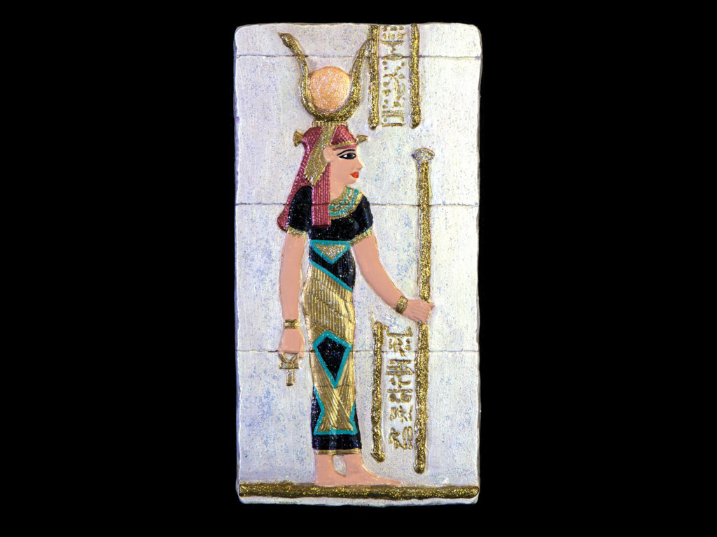 Isis with Ankh in Right Hand
