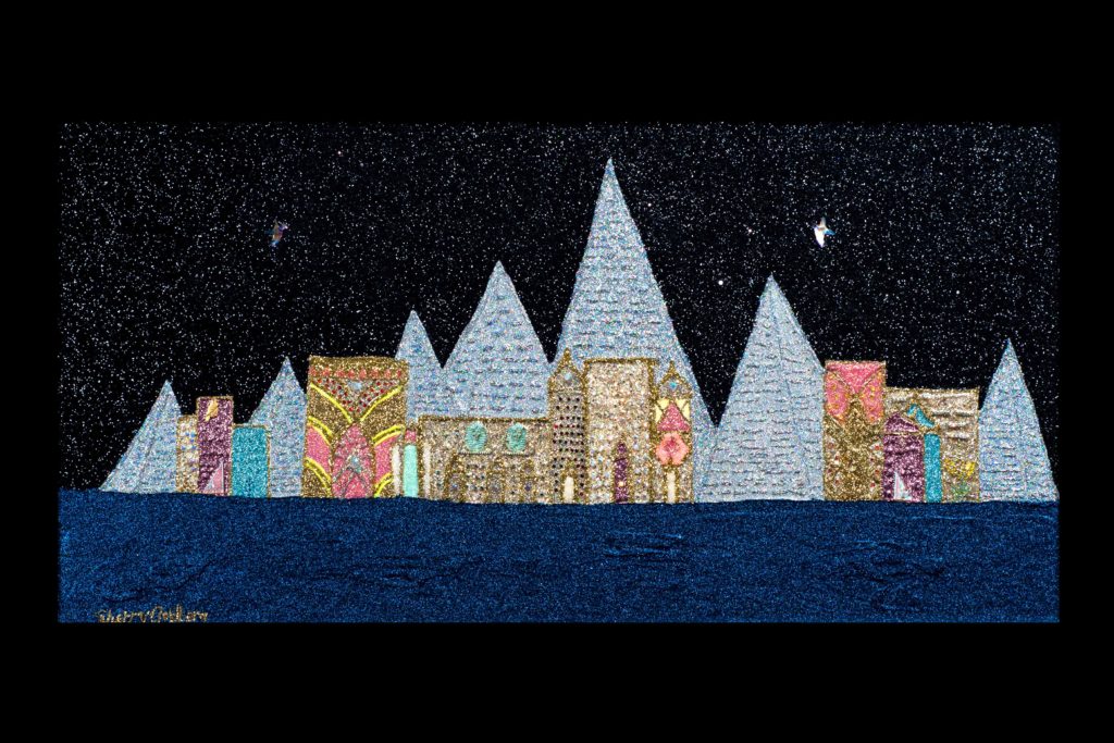 The Pyramids at Night